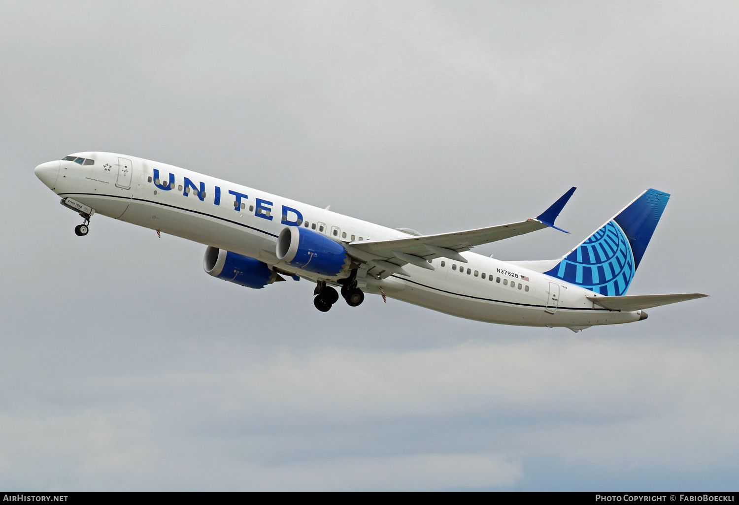 Aircraft Photo of N37528 | Boeing 737-9 Max 9 | United Airlines | AirHistory.net #566826