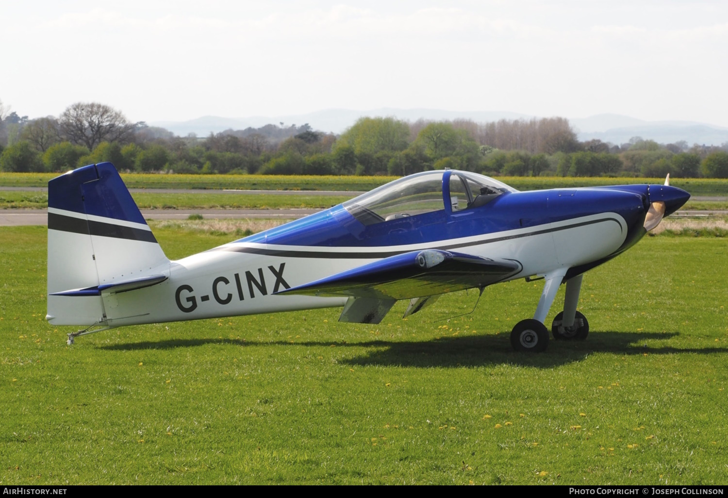 Aircraft Photo of G-CINX | Van's RV-7 | AirHistory.net #566872