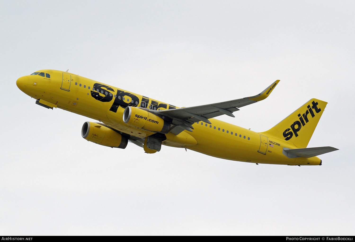 Aircraft Photo of N623NK | Airbus A320-232 | Spirit Airlines | AirHistory.net #566909