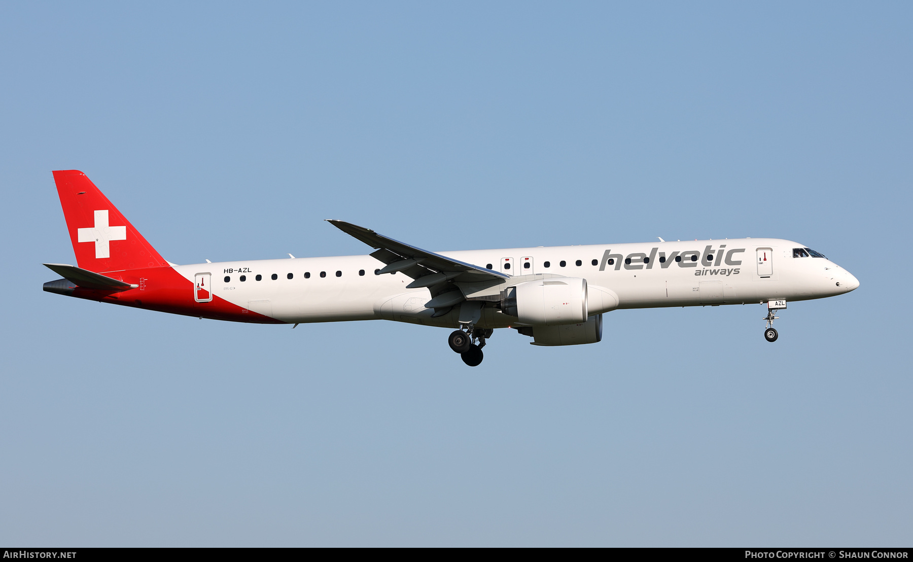 Aircraft Photo of HB-AZL | Embraer 195-E2 (ERJ-190-400) | Helvetic Airways | AirHistory.net #566911