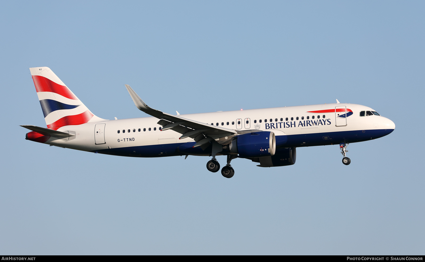 Aircraft Photo of G-TTND | Airbus A320-251N | British Airways | AirHistory.net #566915