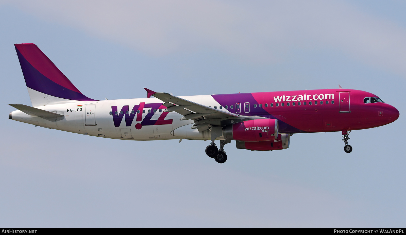Aircraft Photo of HA-LPO | Airbus A320-232 | Wizz Air | AirHistory.net #566922