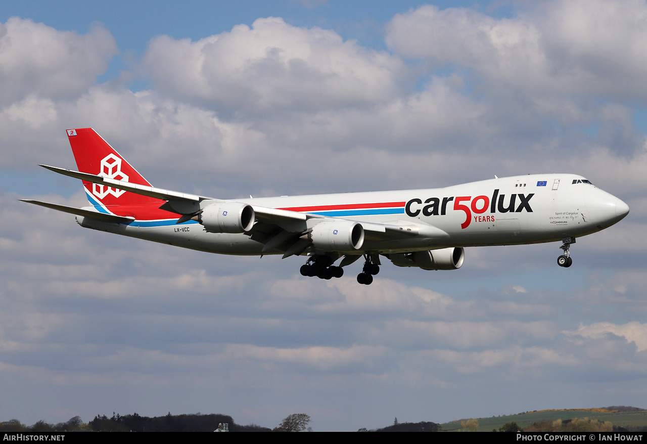 Aircraft Photo of LX-VCC | Boeing 747-8R7F/SCD | Cargolux | AirHistory.net #566928