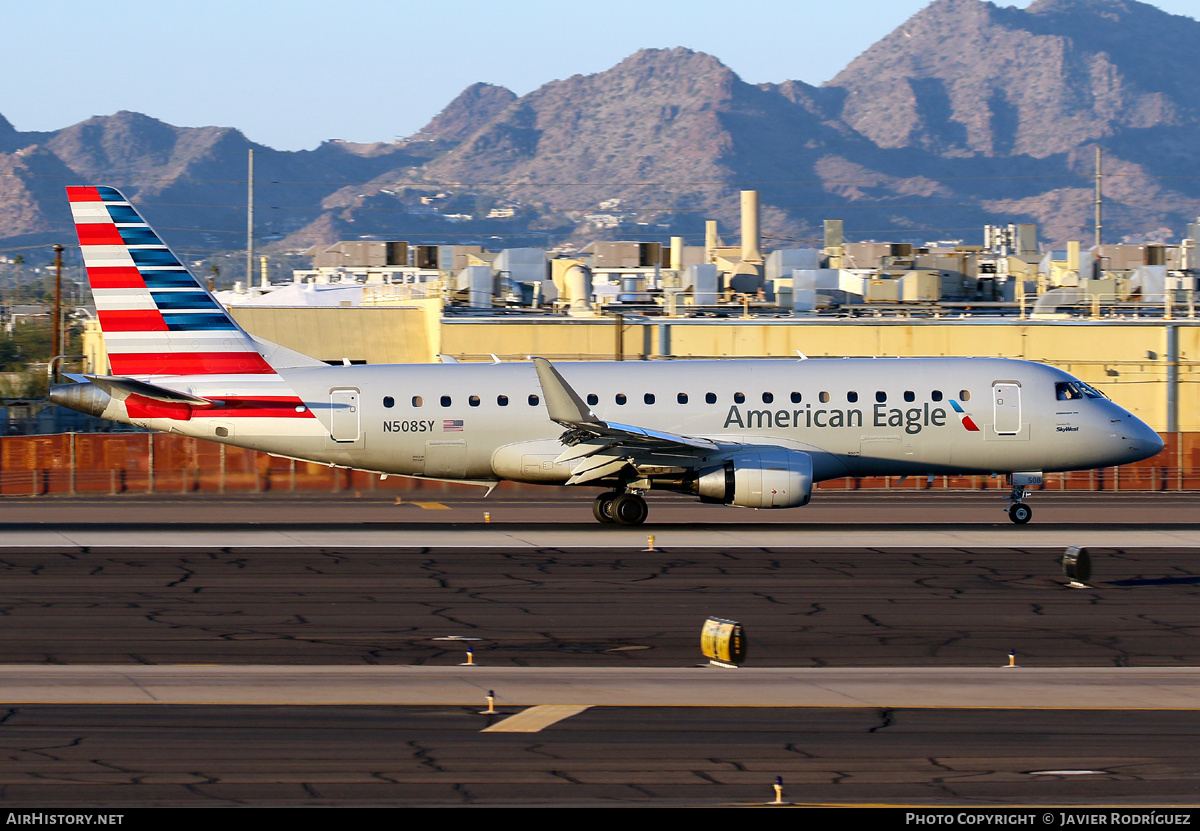 Aircraft Photo of N508SY | Embraer 175LR (ERJ-170-200LR) | American Eagle | AirHistory.net #566940