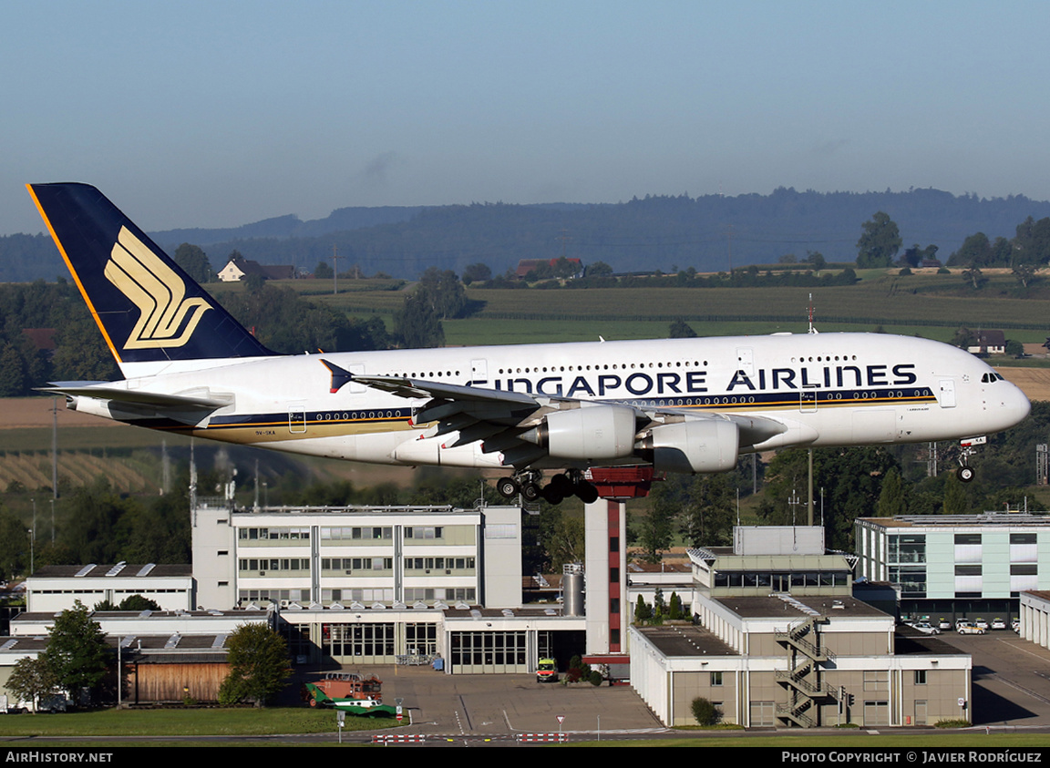 Aircraft Photo of 9V-SKA | Airbus A380-841 | Singapore Airlines | AirHistory.net #566941