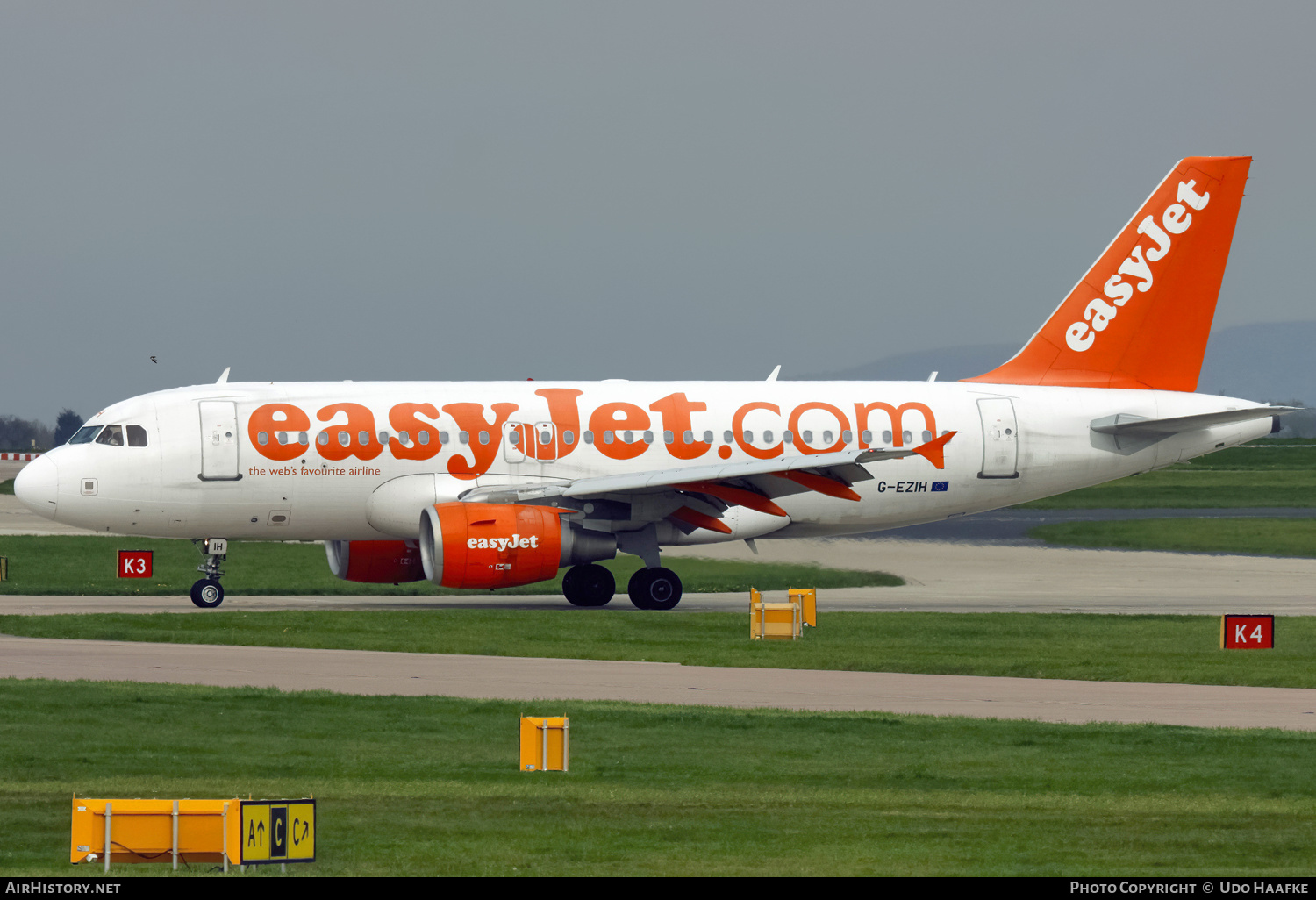 Aircraft Photo of G-EZIH | Airbus A319-111 | EasyJet | AirHistory.net #566956