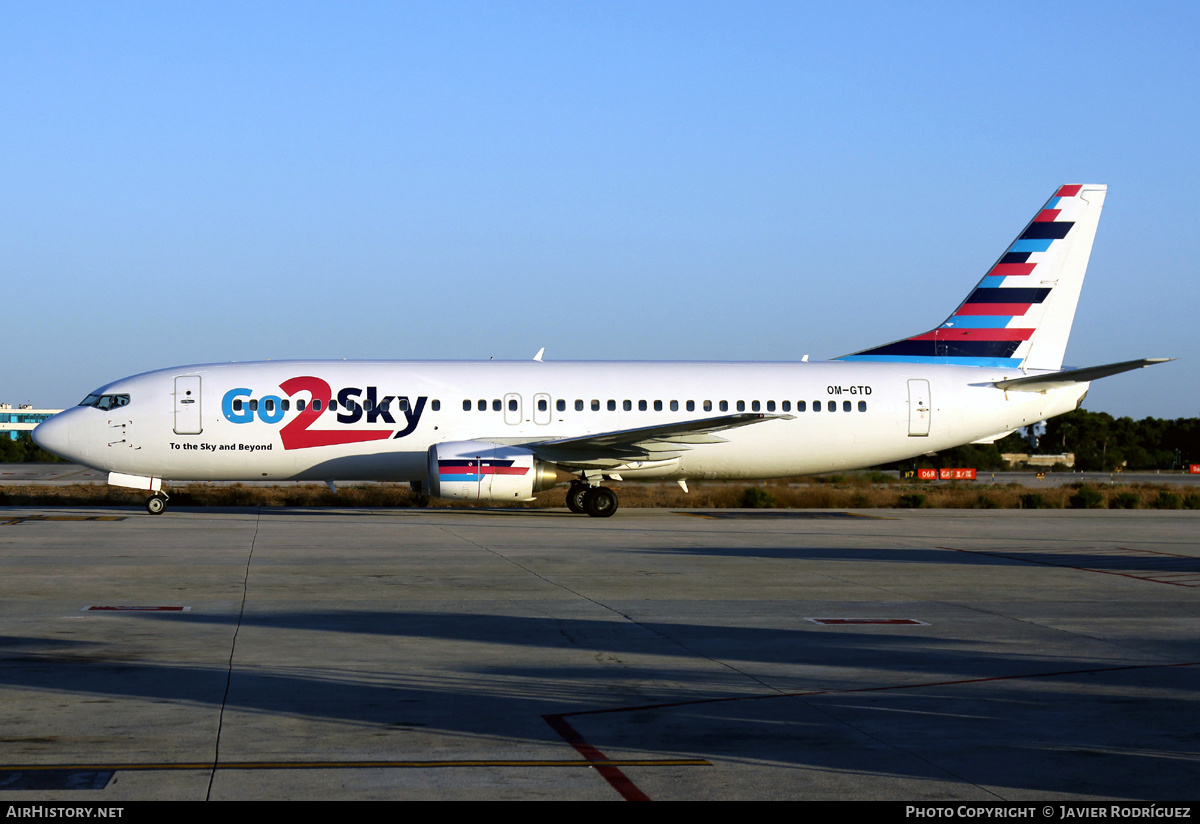 Aircraft Photo of OM-GTD | Boeing 737-46J | Go2Sky Airline | AirHistory.net #566964
