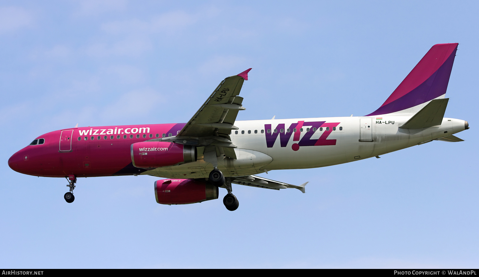 Aircraft Photo of HA-LPU | Airbus A320-232 | Wizz Air | AirHistory.net #566983