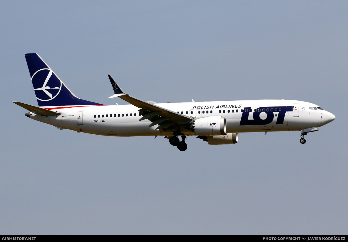 Aircraft Photo of SP-LVA | Boeing 737-8 Max 8 | LOT Polish Airlines - Polskie Linie Lotnicze | AirHistory.net #566992