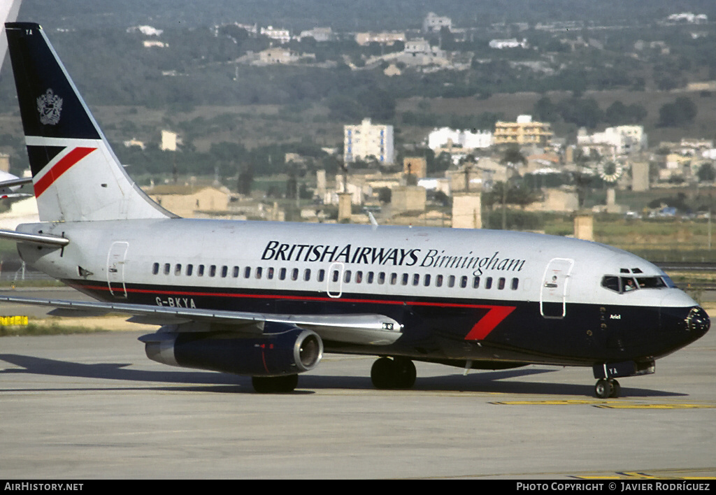 Aircraft Photo of G-BKYA | Boeing 737-236/Adv | British Airways Birmingham | AirHistory.net #567007
