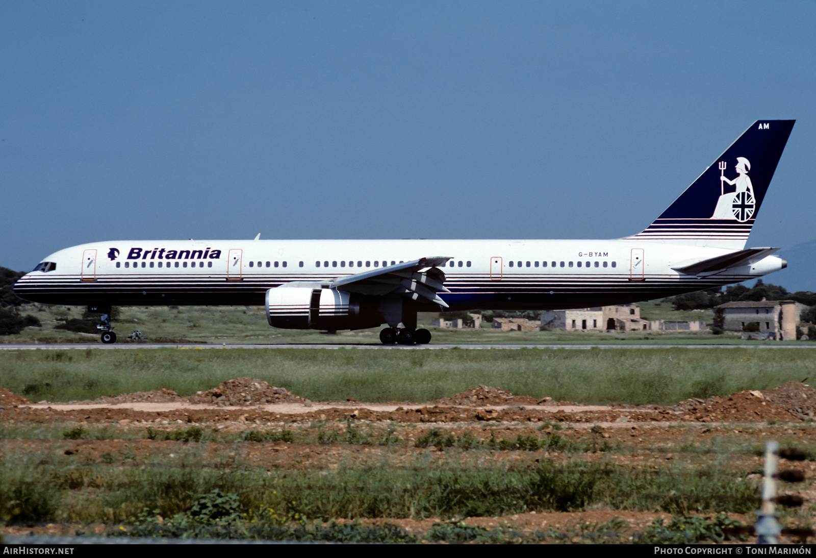 Aircraft Photo of G-BYAM | Boeing 757-2T7 | Britannia Airways | AirHistory.net #567012