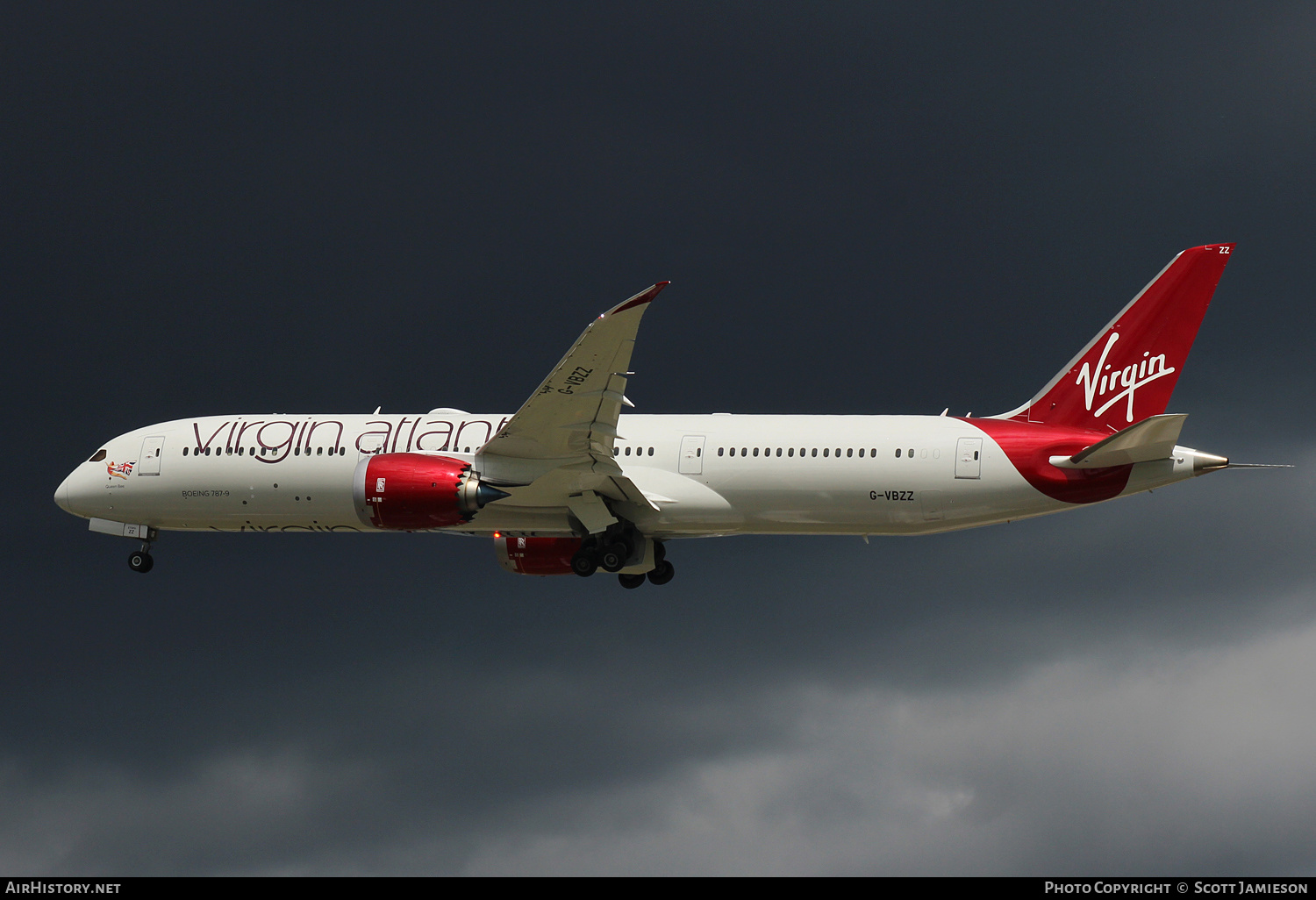 Aircraft Photo of G-VBZZ | Boeing 787-9 Dreamliner | Virgin Atlantic Airways | AirHistory.net #567026