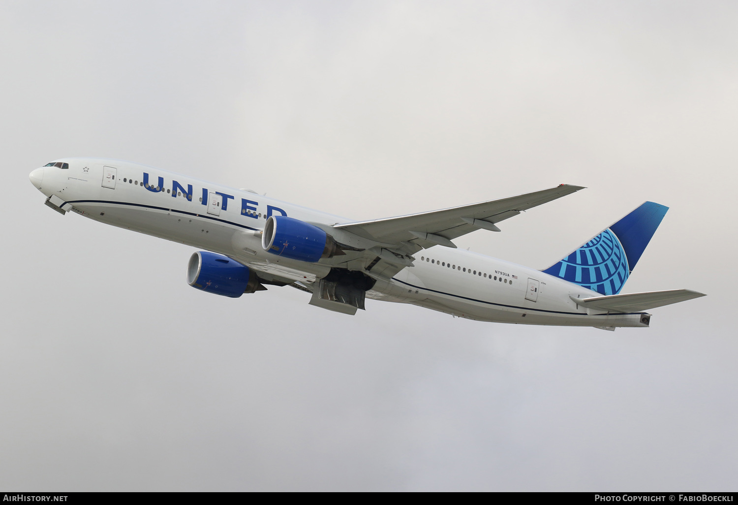 Aircraft Photo of N793UA | Boeing 777-222/ER | United Airlines | AirHistory.net #567066