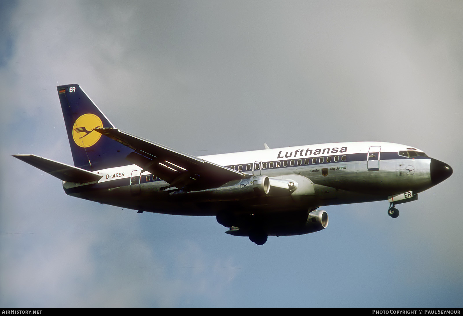 Aircraft Photo of D-ABER | Boeing 737-130 | Lufthansa | AirHistory.net #567095
