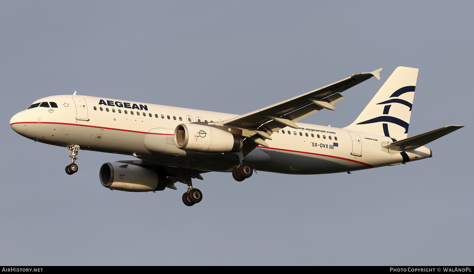 Aircraft Photo of SX-DVX | Airbus A320-232 | Aegean Airlines | AirHistory.net #567101
