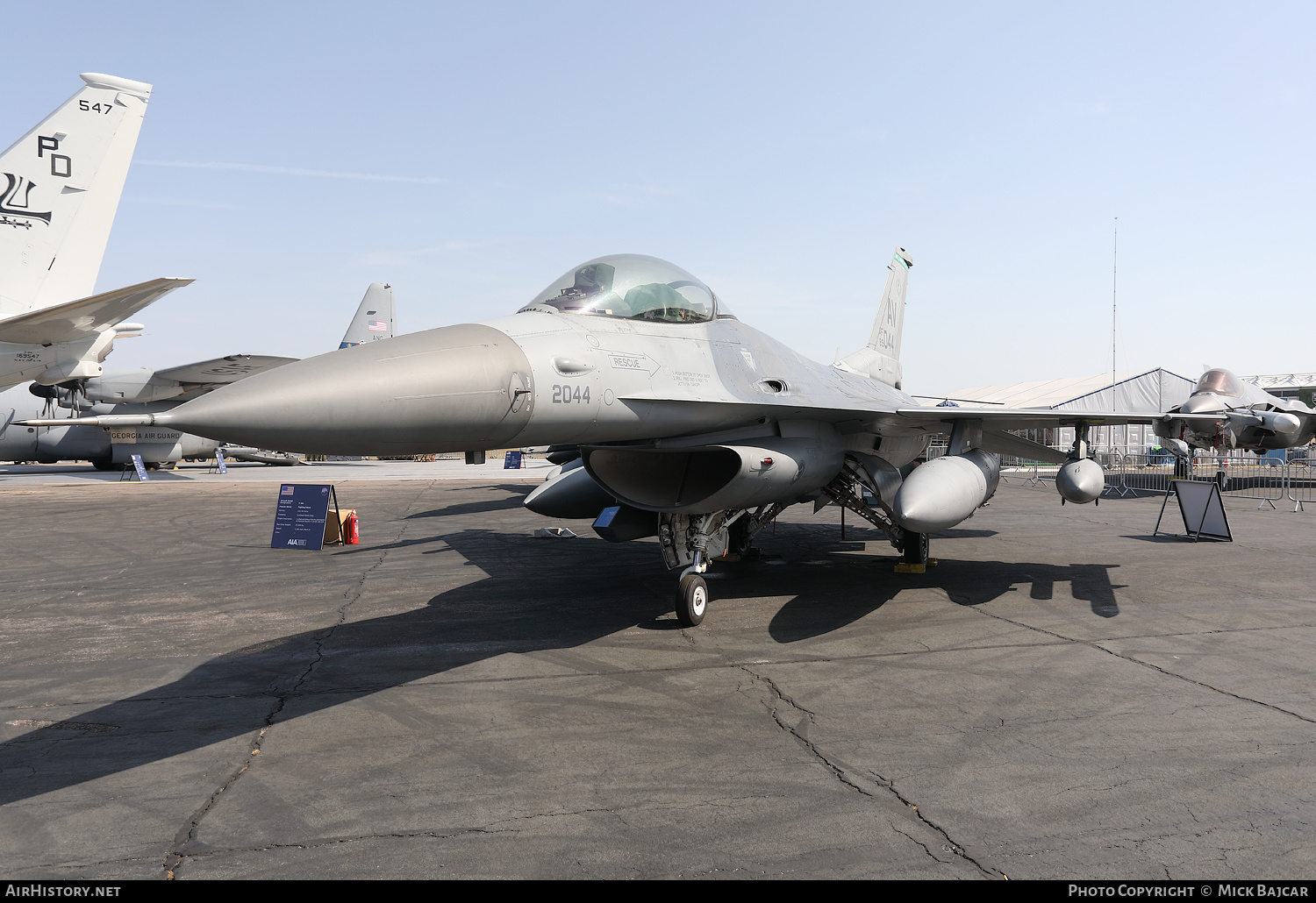 Aircraft Photo of 89-2044 / AF89-044 | Lockheed Martin F-16CM Fighting Falcon | USA - Air Force | AirHistory.net #567110