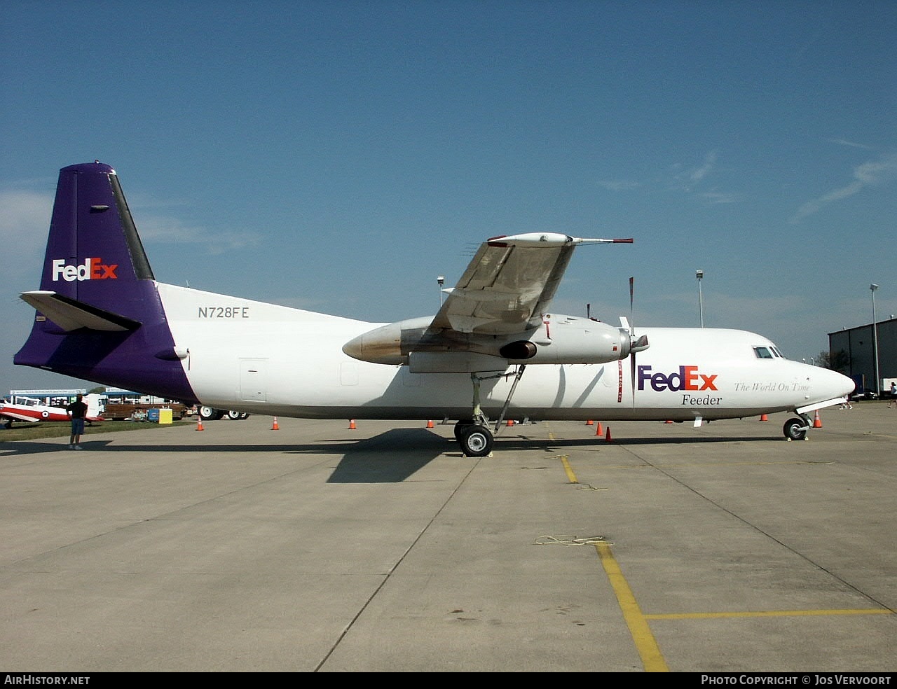 Aircraft Photo of N728FE | Fokker F27-500 Friendship | FedEx Feeder | AirHistory.net #567120