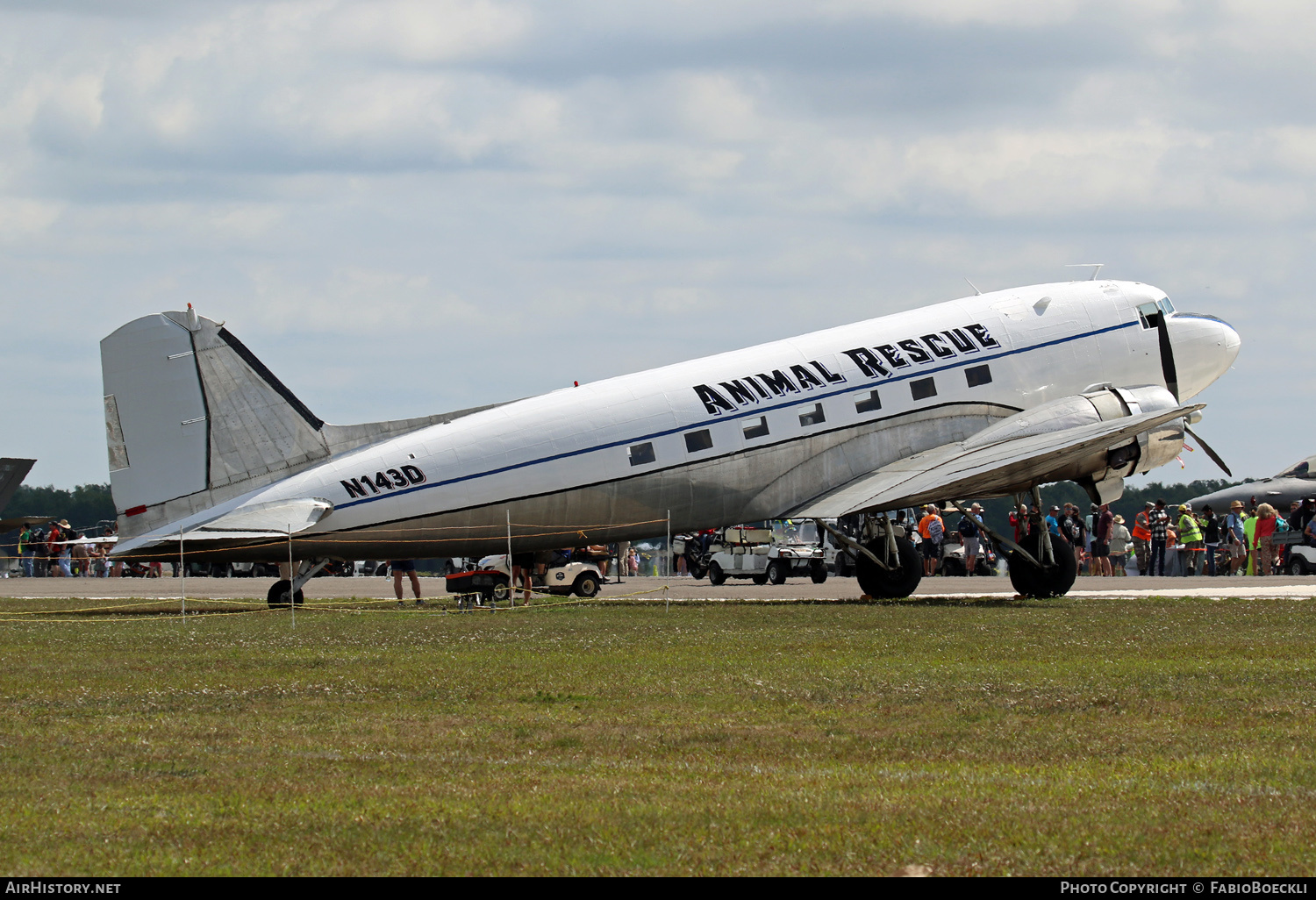 Aircraft Photo of N143D | Douglas DC-3(A) | Airborne Animal Rescue | AirHistory.net #567124