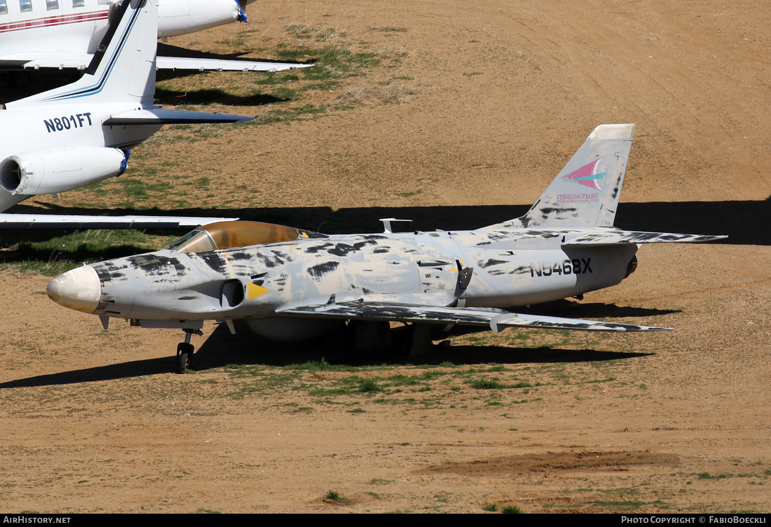 Aircraft Photo of N5468X | Saab A32A Lansen | Mach Two Flight Services | AirHistory.net #567145