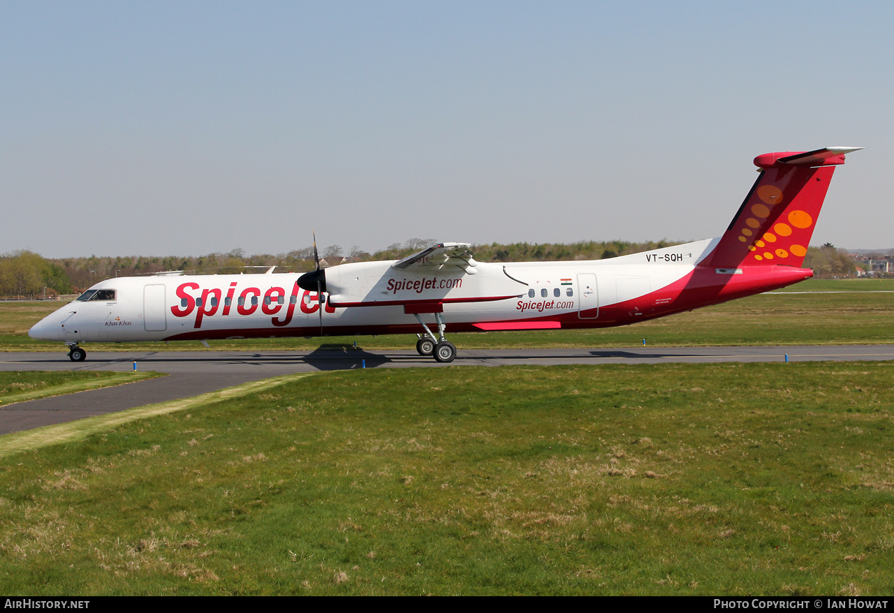 Aircraft Photo of VT-SQH | Bombardier DHC-8-402 Dash 8 | SpiceJet | AirHistory.net #567149