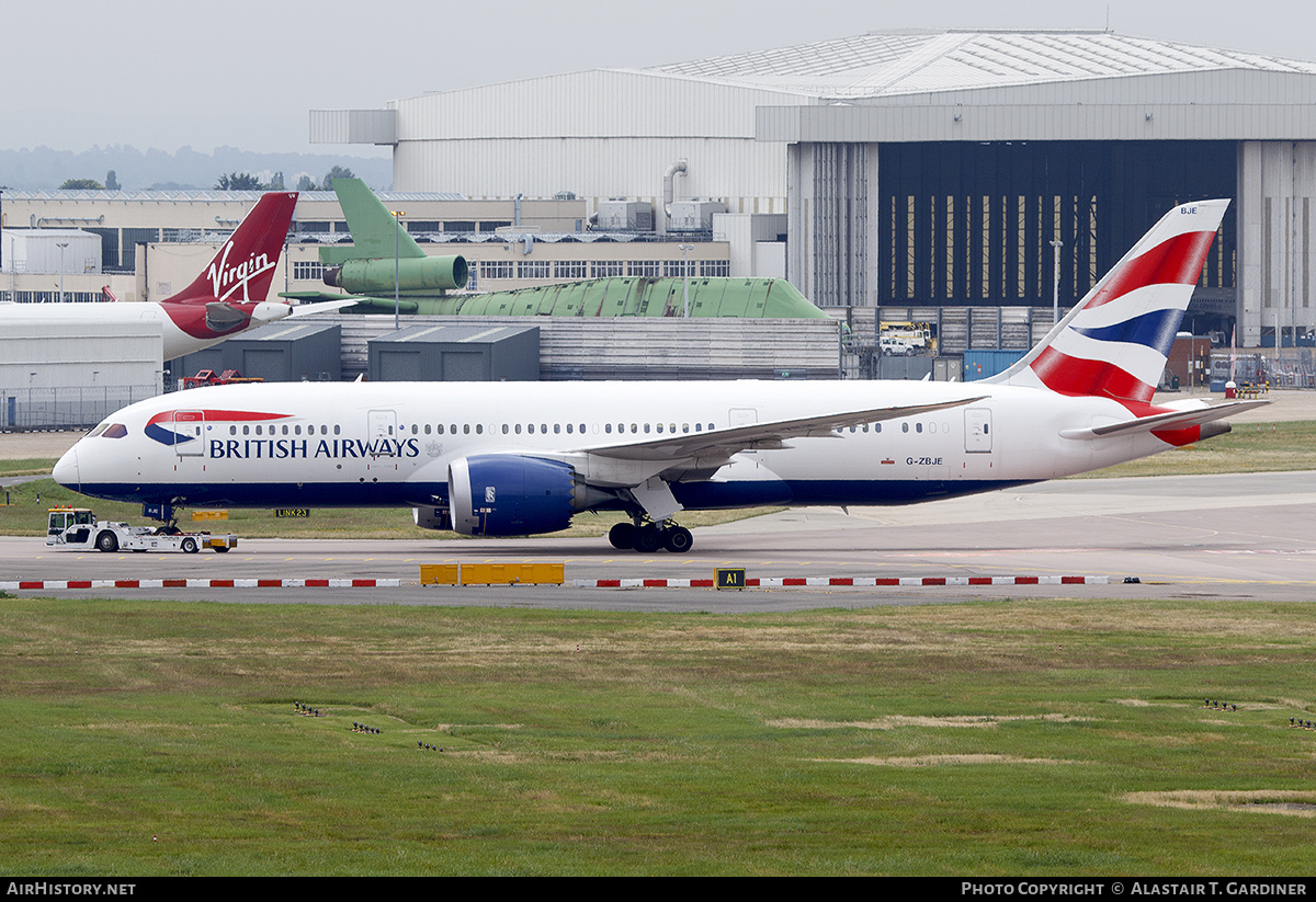 Aircraft Photo of G-ZBJE | Boeing 787-8 Dreamliner | British Airways | AirHistory.net #567169