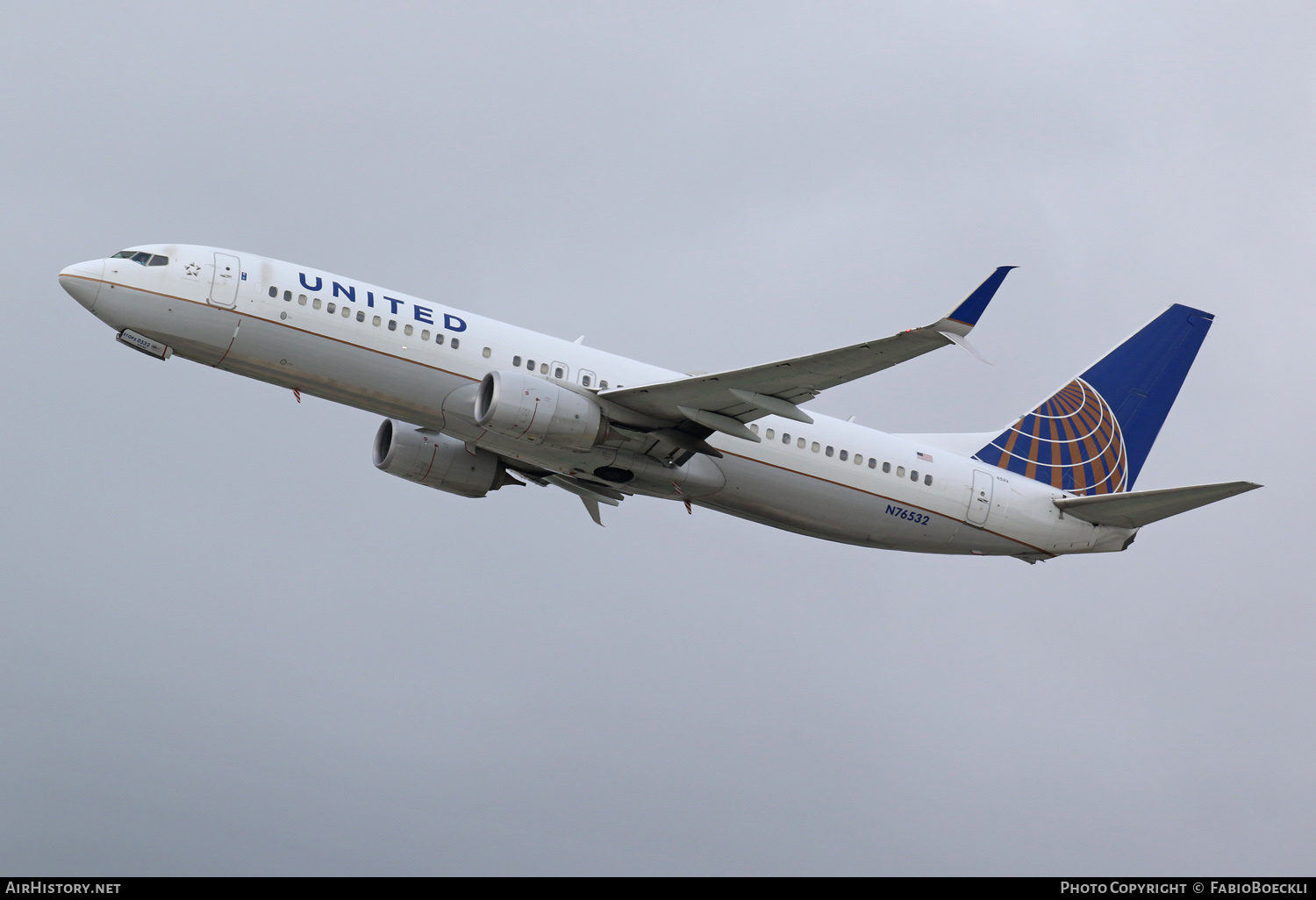 Aircraft Photo of N76532 | Boeing 737-824 | United Airlines | AirHistory.net #567202
