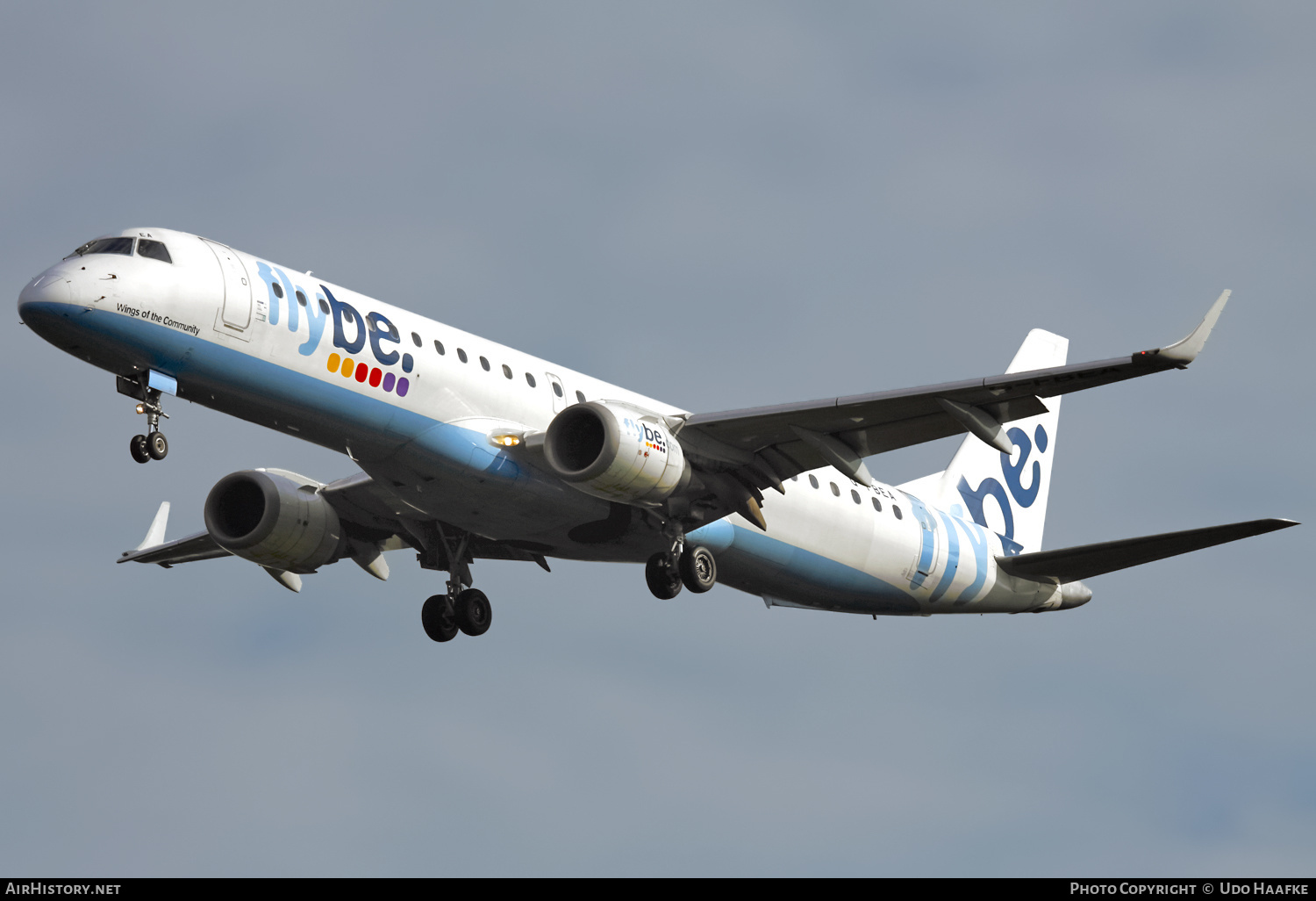 Aircraft Photo of G-FBEA | Embraer 195LR (ERJ-190-200LR) | Flybe | AirHistory.net #567205