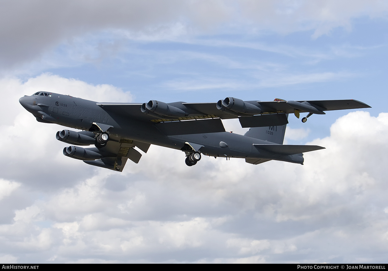 Aircraft Photo of 61-0039 / AF61-039 | Boeing B-52H Stratofortress | USA - Air Force | AirHistory.net #567216