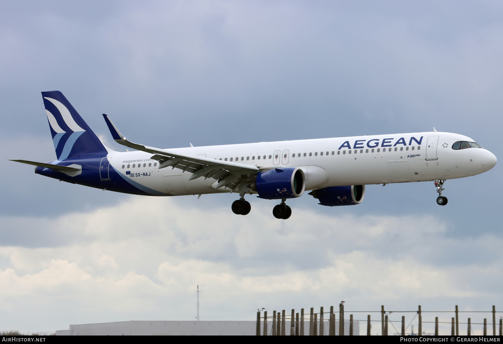 Aircraft Photo of SX-NAJ | Airbus A321-271NX | Aegean Airlines | AirHistory.net #567219