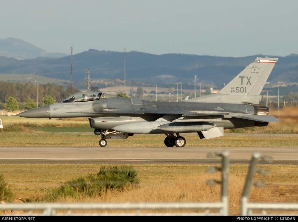 Aircraft Photo of 85-1501 | General Dynamics F-16C Fighting Falcon | USA - Air Force | AirHistory.net #567227