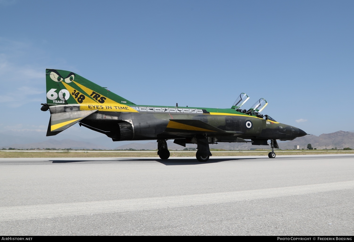 Aircraft Photo of 7450 | McDonnell Douglas RF-4E Phantom II | Greece - Air Force | AirHistory.net #567247