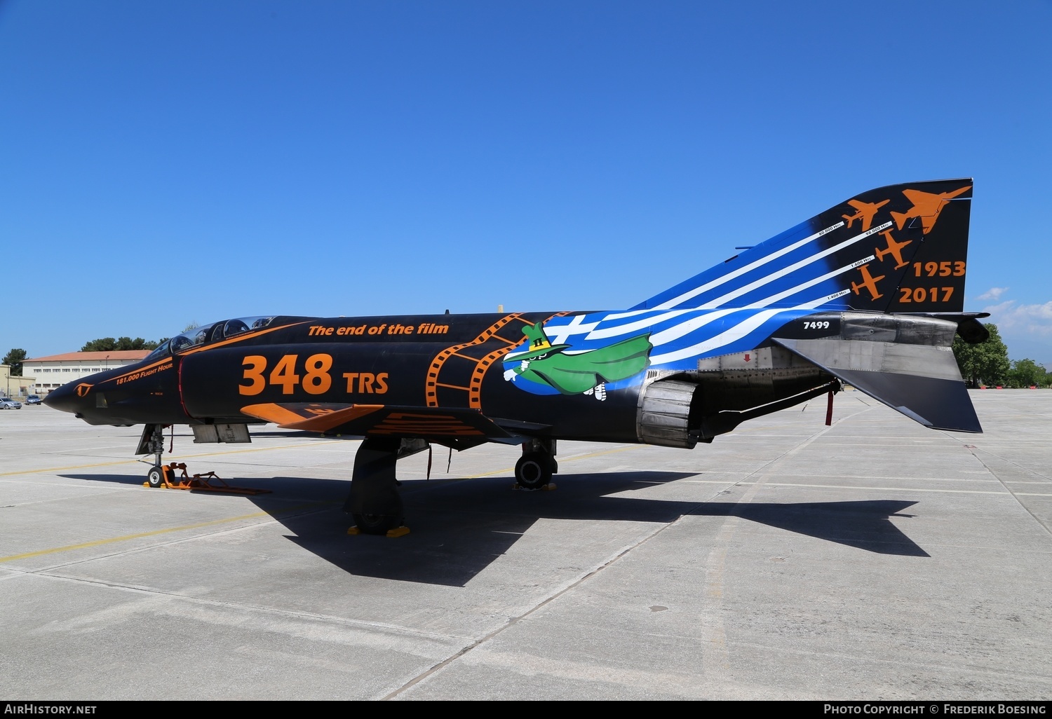 Aircraft Photo of 7499 | McDonnell Douglas RF-4E Phantom II | Greece - Air Force | AirHistory.net #567256