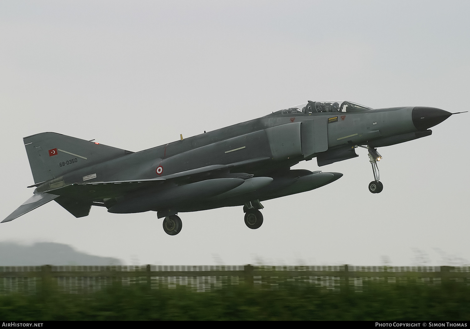 Aircraft Photo of 68-0350 | McDonnell Douglas F-4E Phantom II | Turkey - Air Force | AirHistory.net #567291