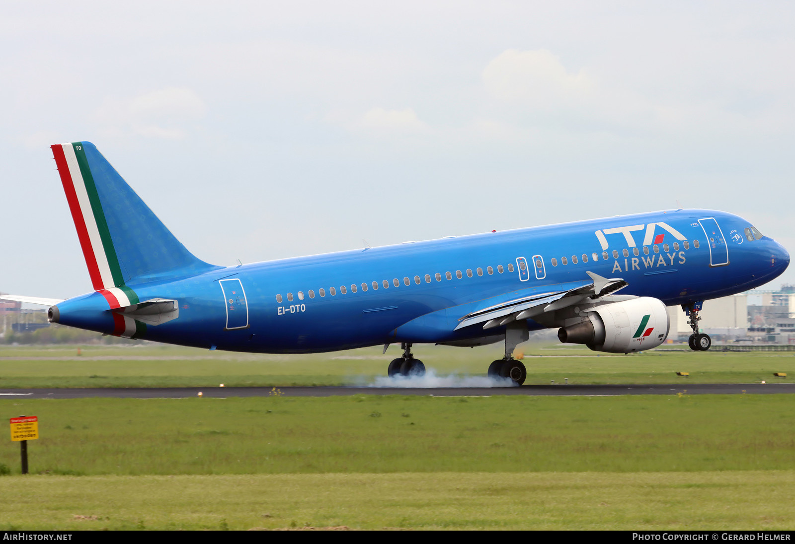 Aircraft Photo of EI-DTO | Airbus A320-216 | ITA Airways | AirHistory.net #567299