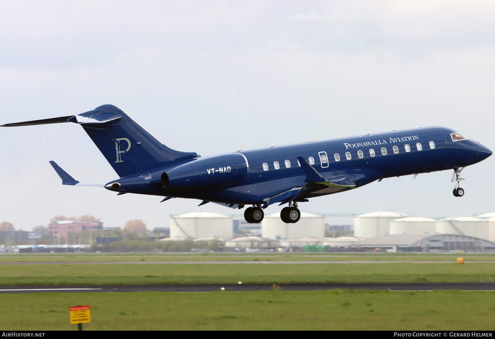 Aircraft Photo of VT-NAD | Bombardier Global 6500 (BD-700-1A10) | Poonawalla Aviation | AirHistory.net #567311