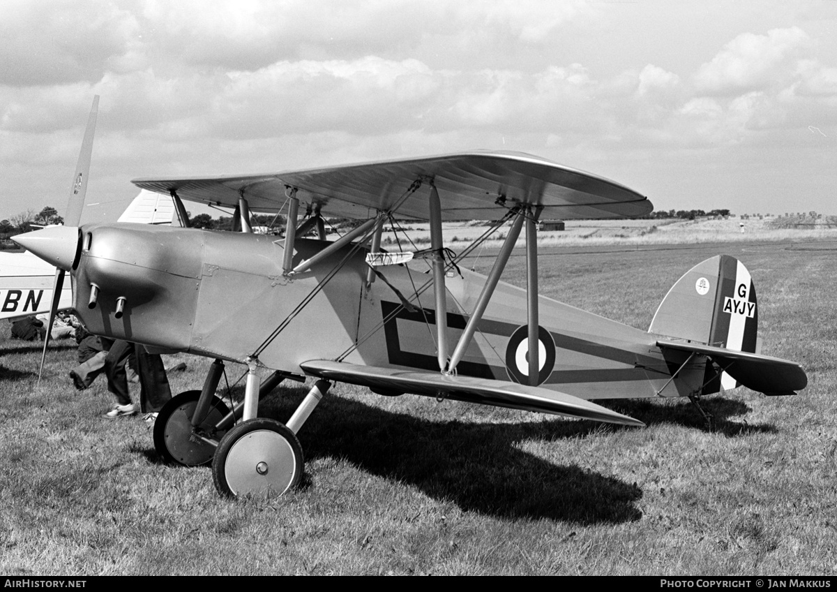 Aircraft Photo of G-AYJY | Isaacs Fury II | AirHistory.net #567317