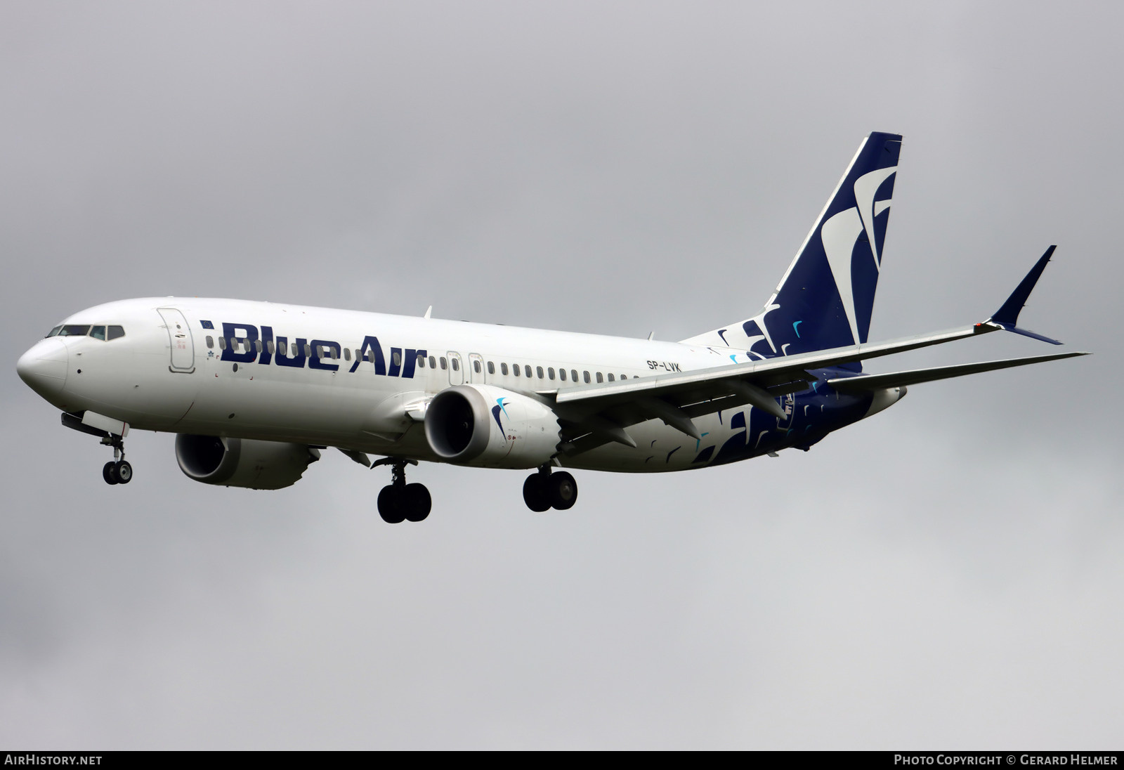 Aircraft Photo of SP-LVK | Boeing 737-8 Max 8 | Blue Air | AirHistory.net #567324