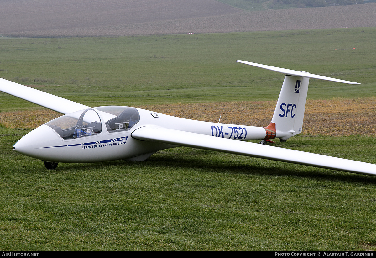 Aircraft Photo of OK-7521 | Schleicher ASK-21 | AeČR - Aeroklub České Republiky | AirHistory.net #567331