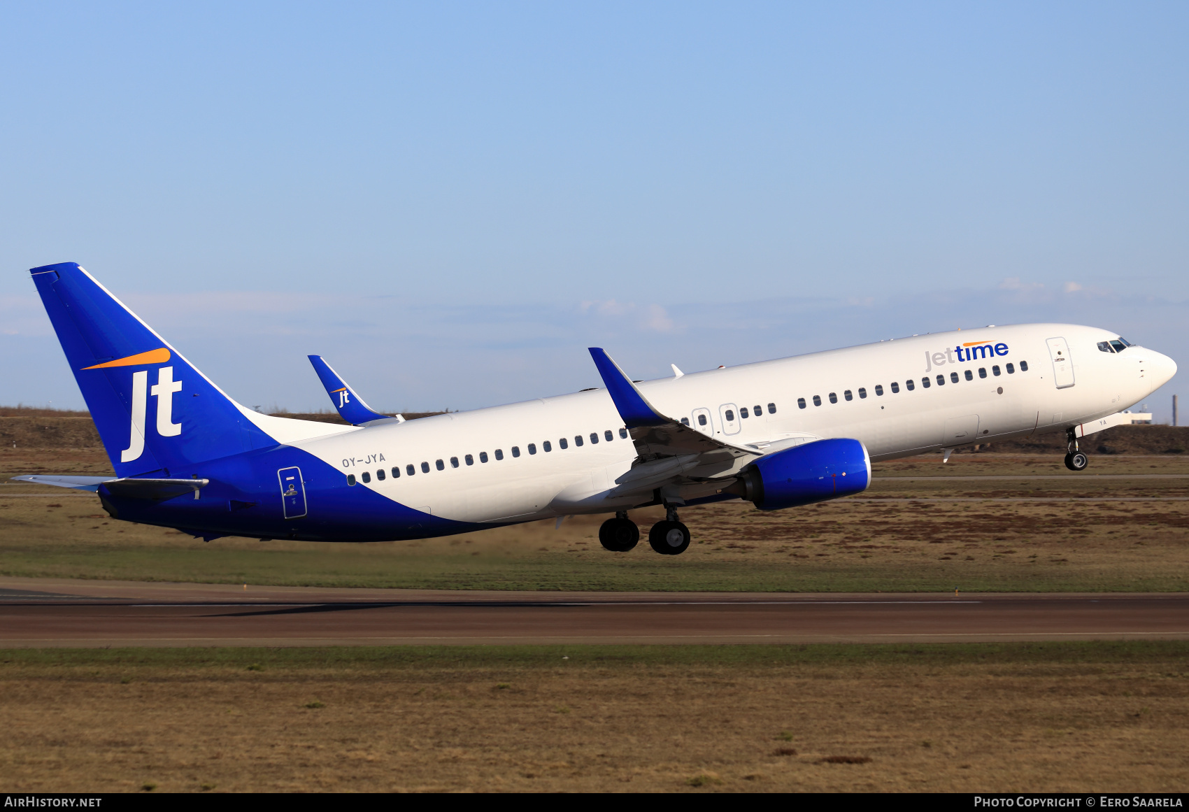 Aircraft Photo of OY-JYA | Boeing 737-8KN | Jettime | AirHistory.net #567340