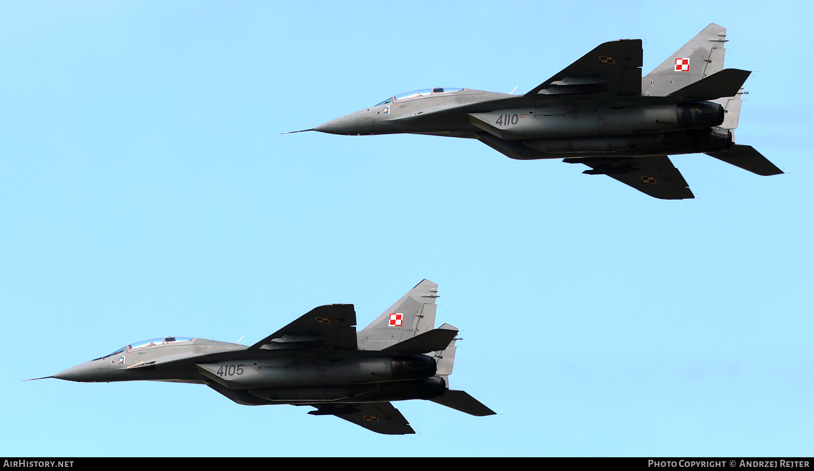 Aircraft Photo of 4105 | Mikoyan-Gurevich MiG-29GT (9-51) | Poland - Air Force | AirHistory.net #567346