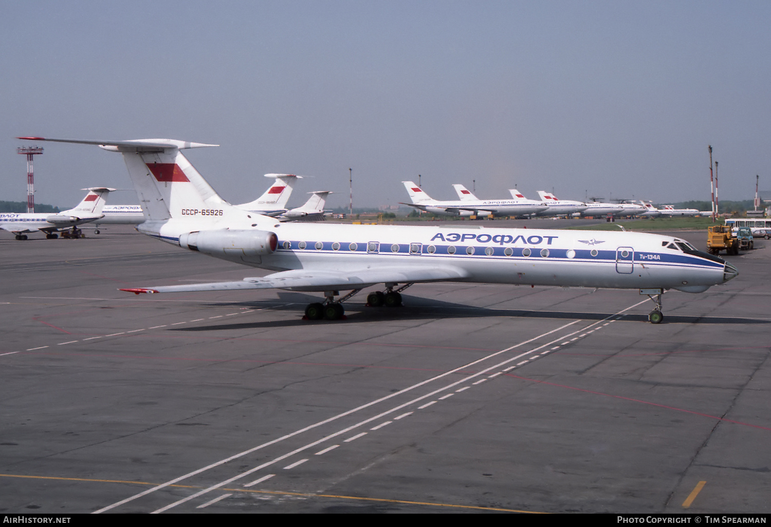 Aircraft Photo of CCCP-65926 | Tupolev Tu-134A | Aeroflot | AirHistory.net #567352