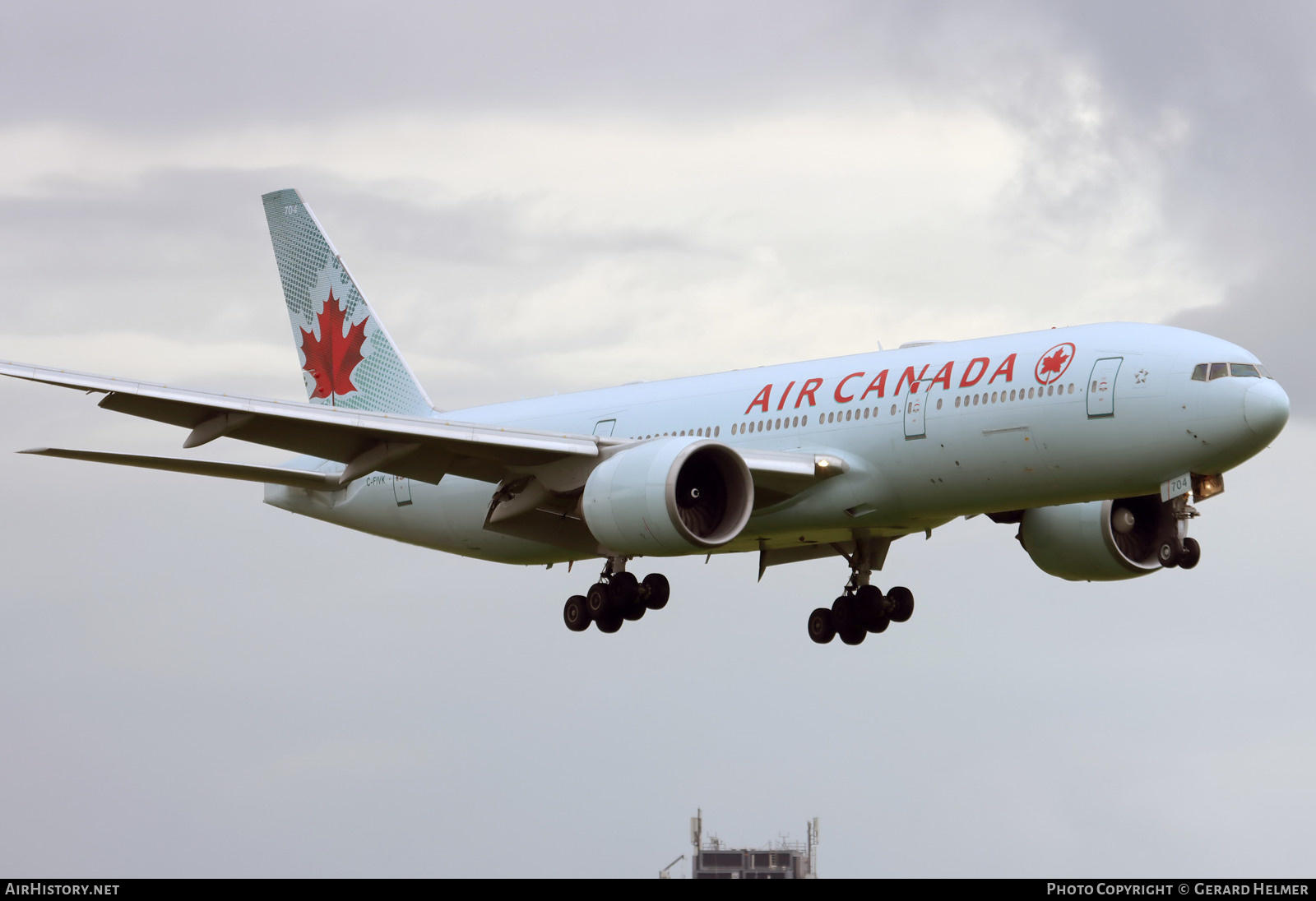 Aircraft Photo of C-FIVK | Boeing 777-233/LR | Air Canada | AirHistory.net #567379