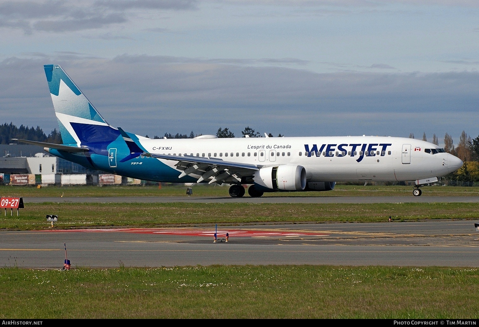 Aircraft Photo of C-FXWJ | Boeing 737-8 Max 8 | WestJet | AirHistory.net #567385