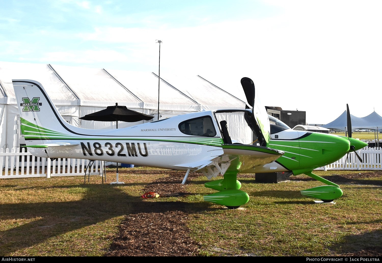 Aircraft Photo of N832MU | Cirrus SR-20 G6 | Marshall University | AirHistory.net #567415