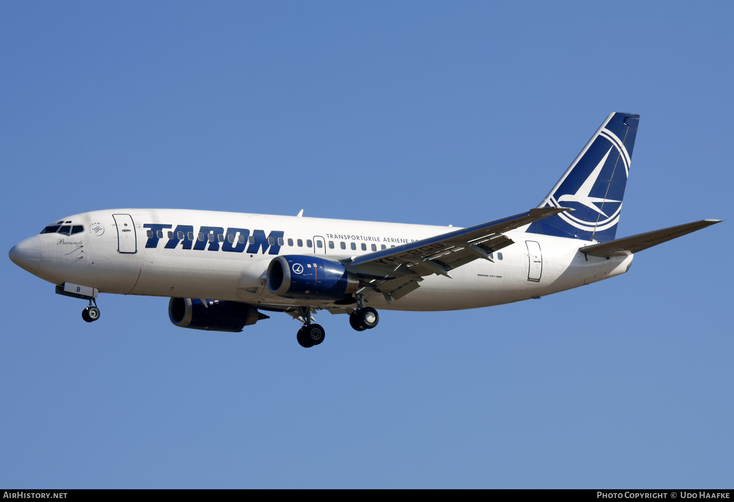 Aircraft Photo of YR-BGB | Boeing 737-38J | TAROM - Transporturile Aeriene Române | AirHistory.net #567436