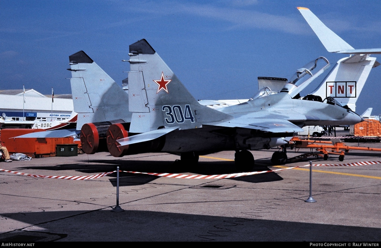 Aircraft Photo of 304 blue | Mikoyan-Gurevich MiG-29UB (9-51) | Soviet Union - Air Force | AirHistory.net #567447