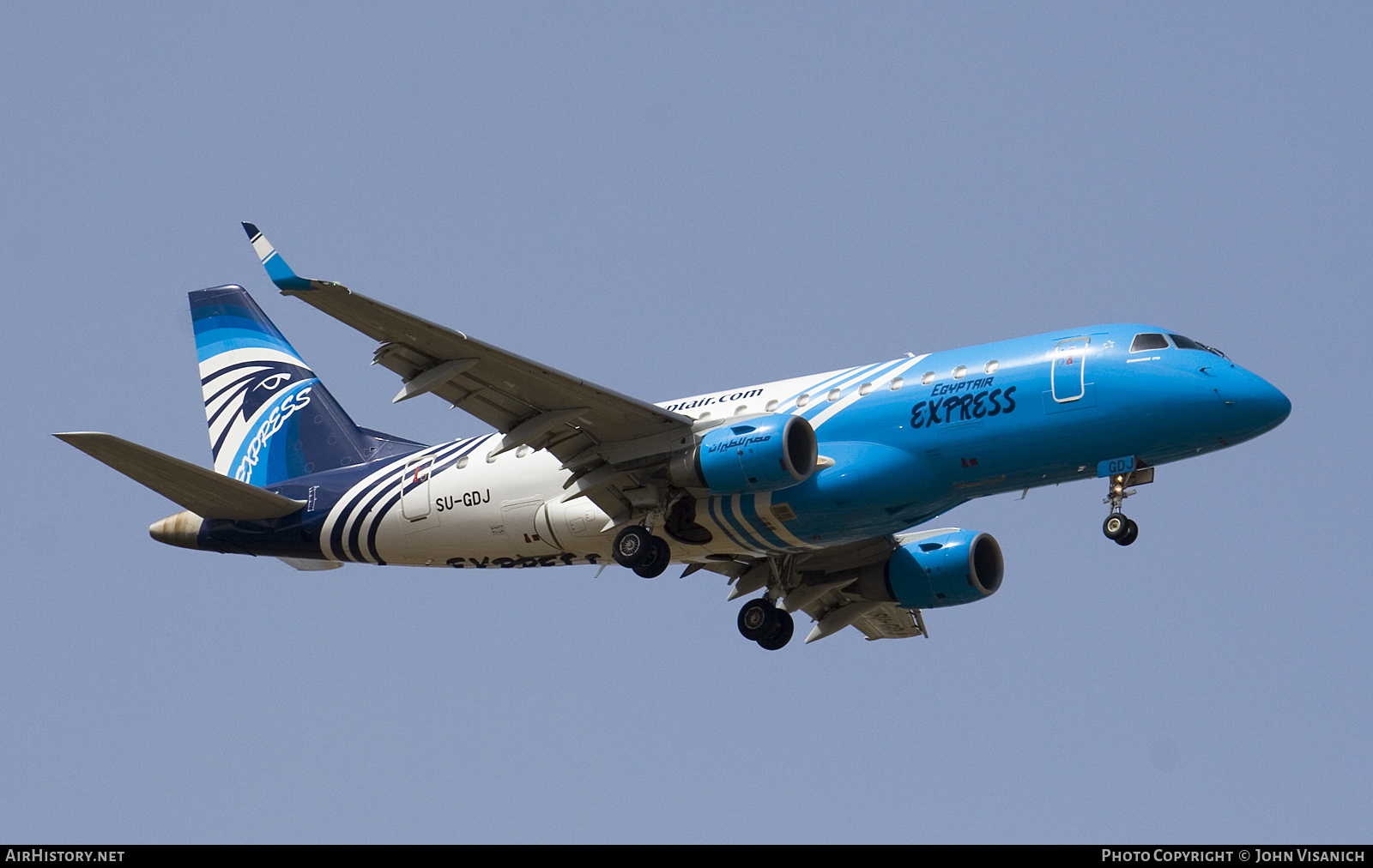 Aircraft Photo of SU-GDJ | Embraer 170LR (ERJ-170-100LR) | EgyptAir Express | AirHistory.net #567450