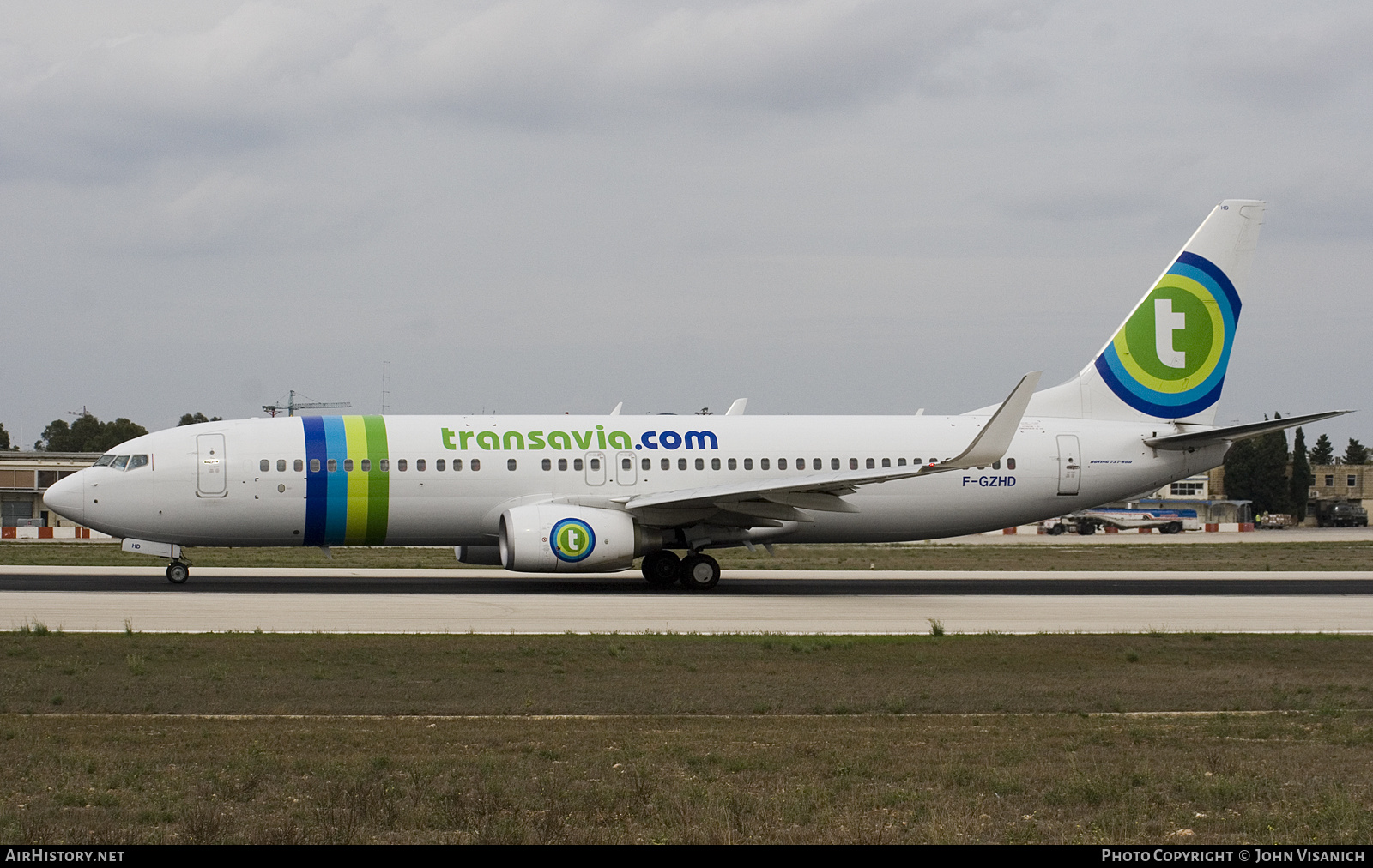 Aircraft Photo of F-GZHD | Boeing 737-8K2 | Transavia | AirHistory.net #567469