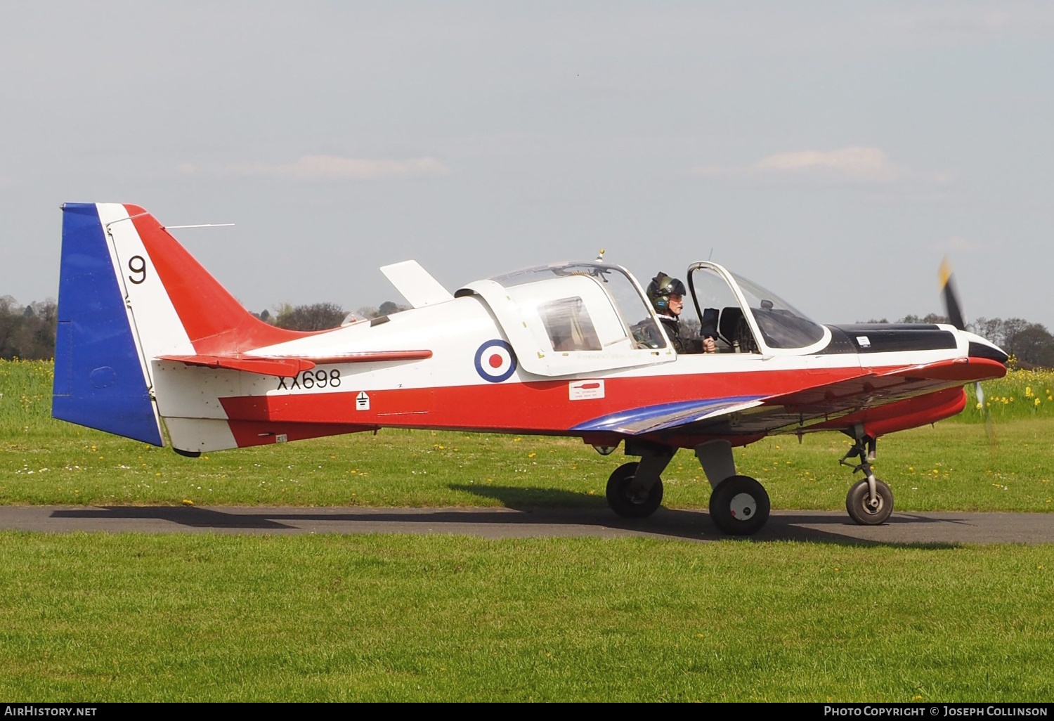 Aircraft Photo of G-BZME / XX698 | Scottish Aviation Bulldog 120/121 | UK - Air Force | AirHistory.net #567479