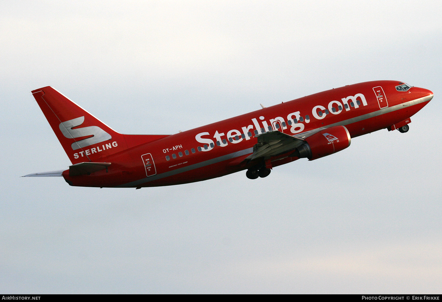 Aircraft Photo of OY-APH | Boeing 737-5L9 | Sterling Airlines | AirHistory.net #567486